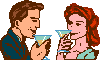Gif animé amour tchin